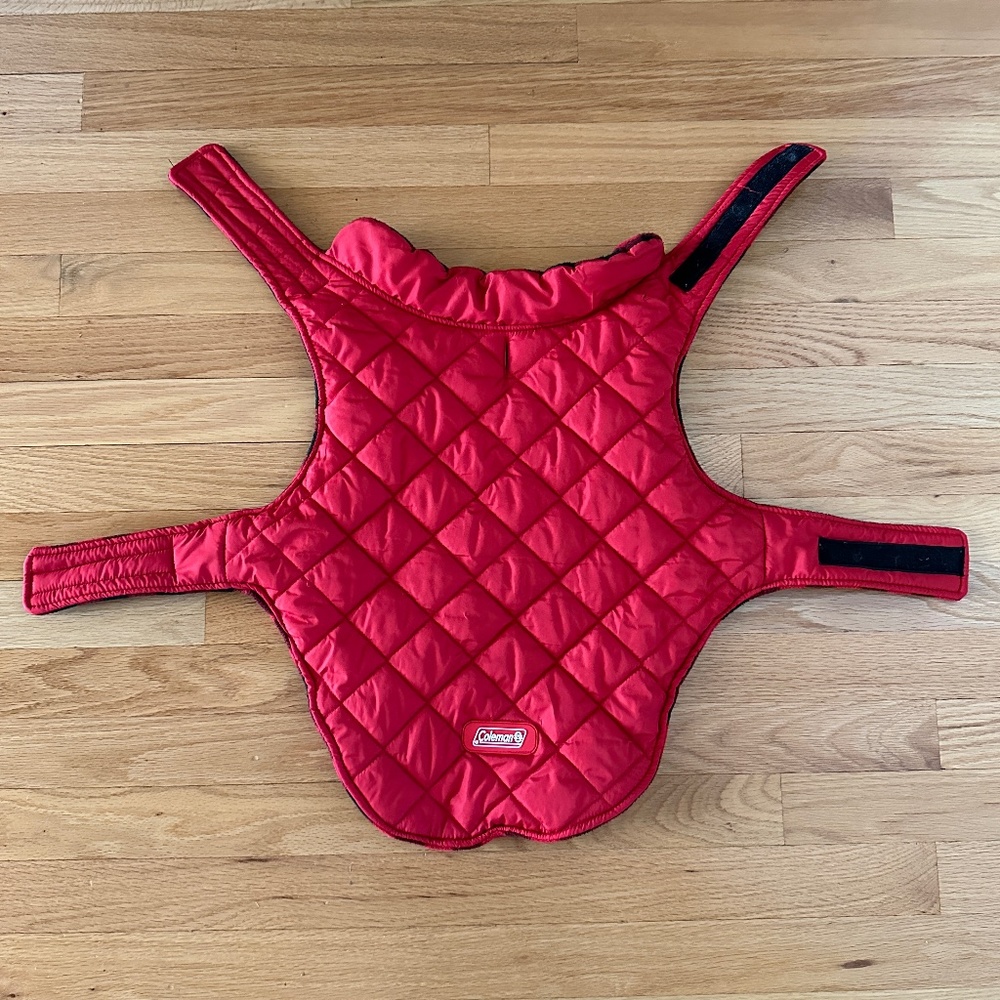 Coleman Dog Coat Vest Jacket Red Size Large